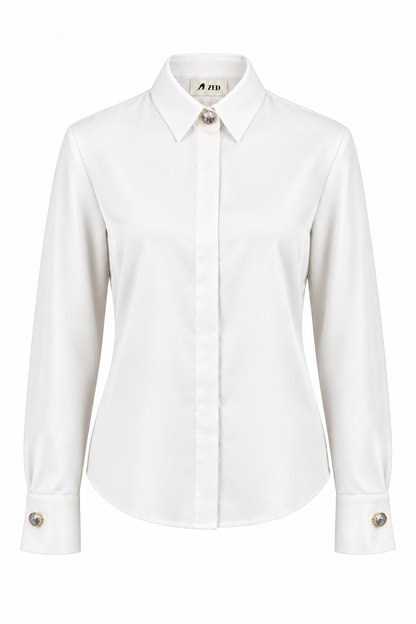 Classic Shirt With Special Buttons