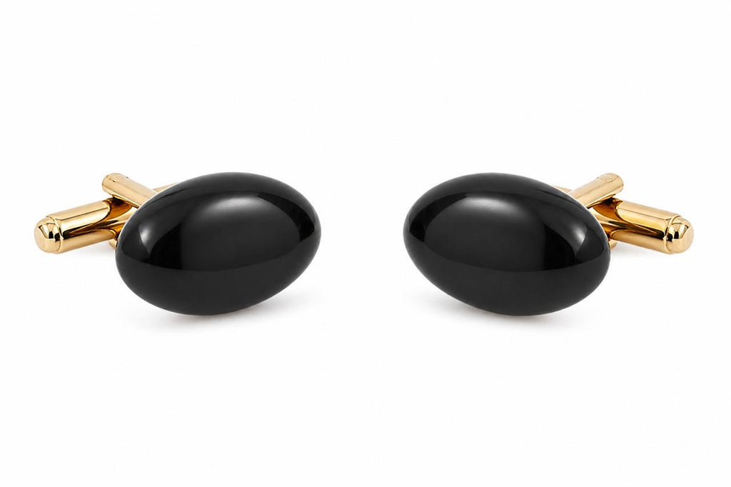 Round Stone Cufflinks