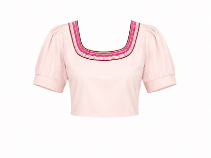 Puffed Sleeves Top
