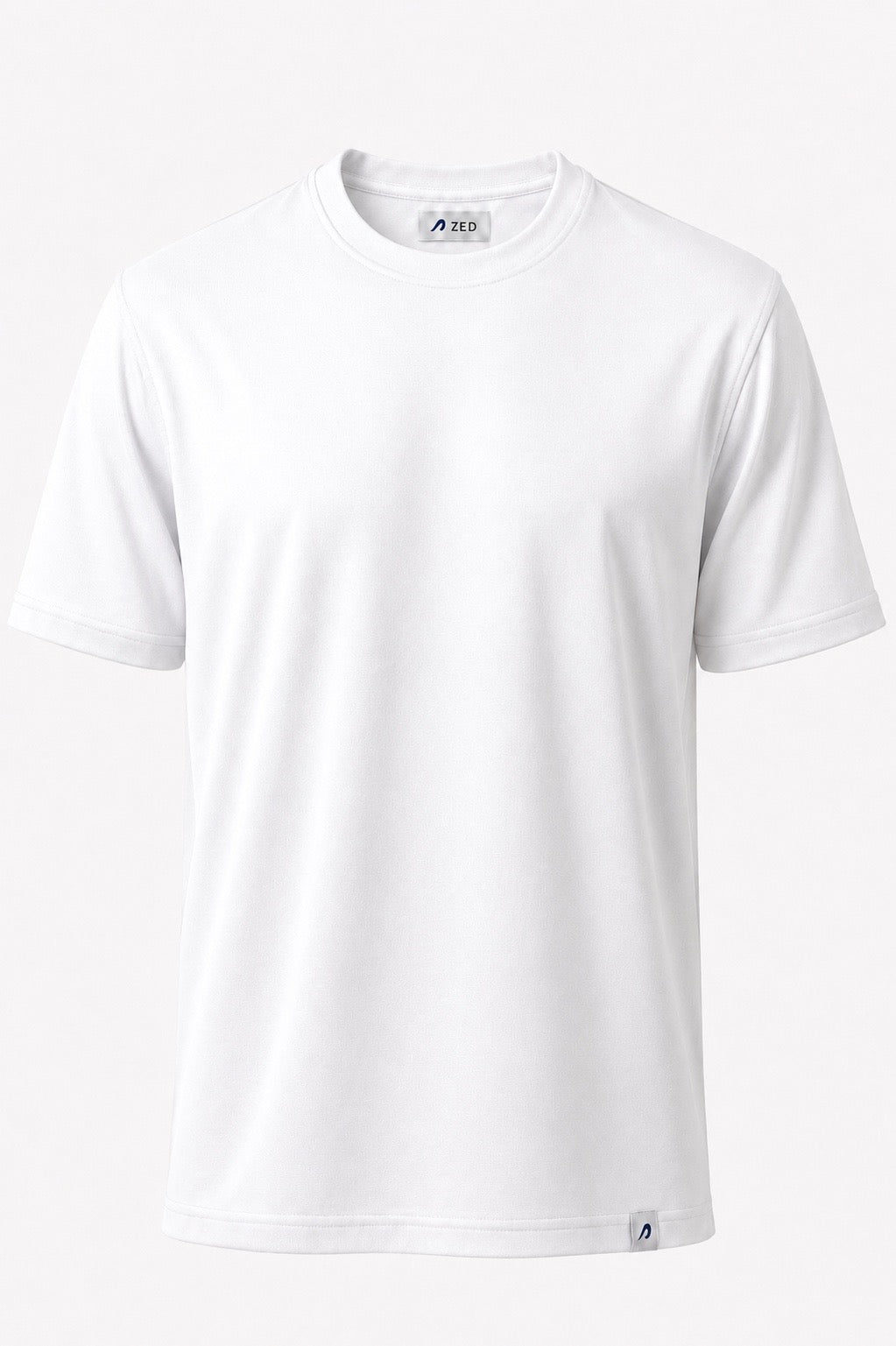 Round Neck Pique Cotton