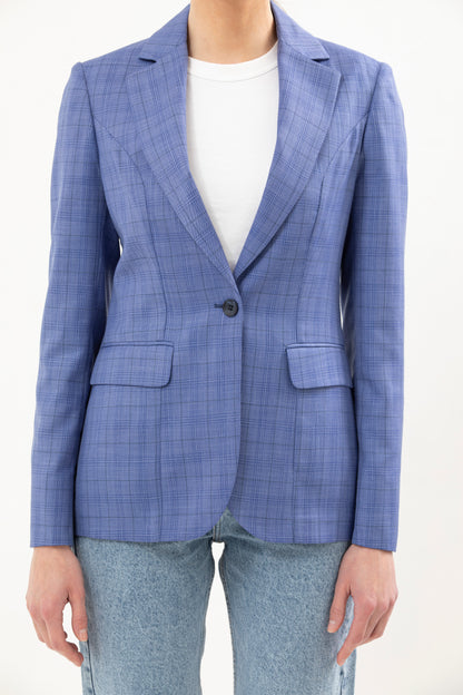 Single Breasted Blazer Featuring 1 Button,  Notch Lapel and no lining