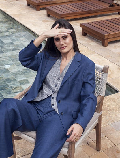 Boyfriend Blazer With Structured Shoulders