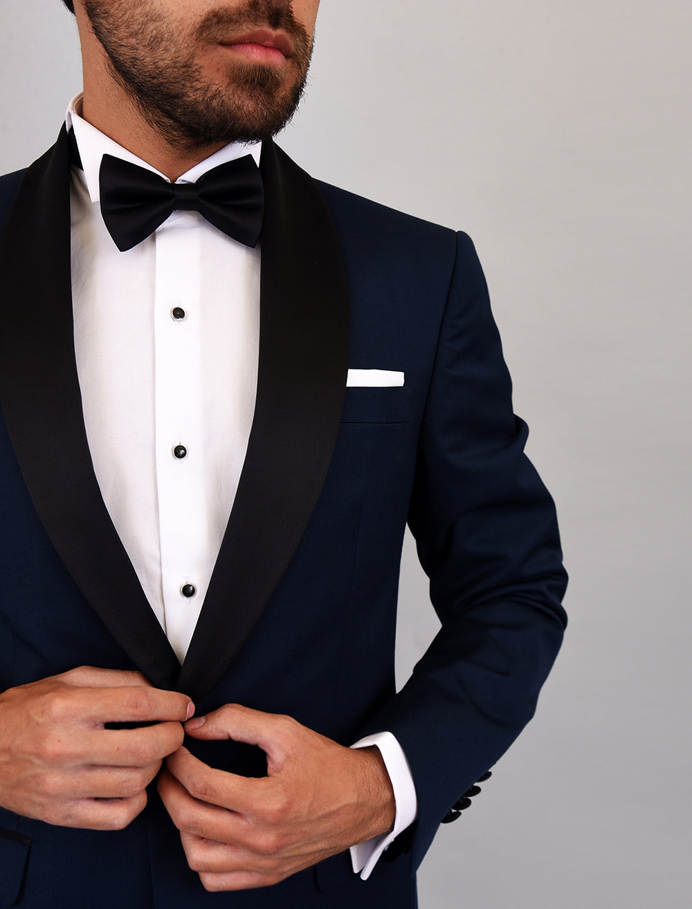 Shirt Classic Col Casse Black buttons