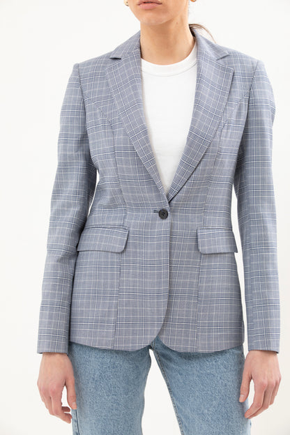 Single Breasted Blazer Featuring 1 Button,  Notch Lapel and no lining