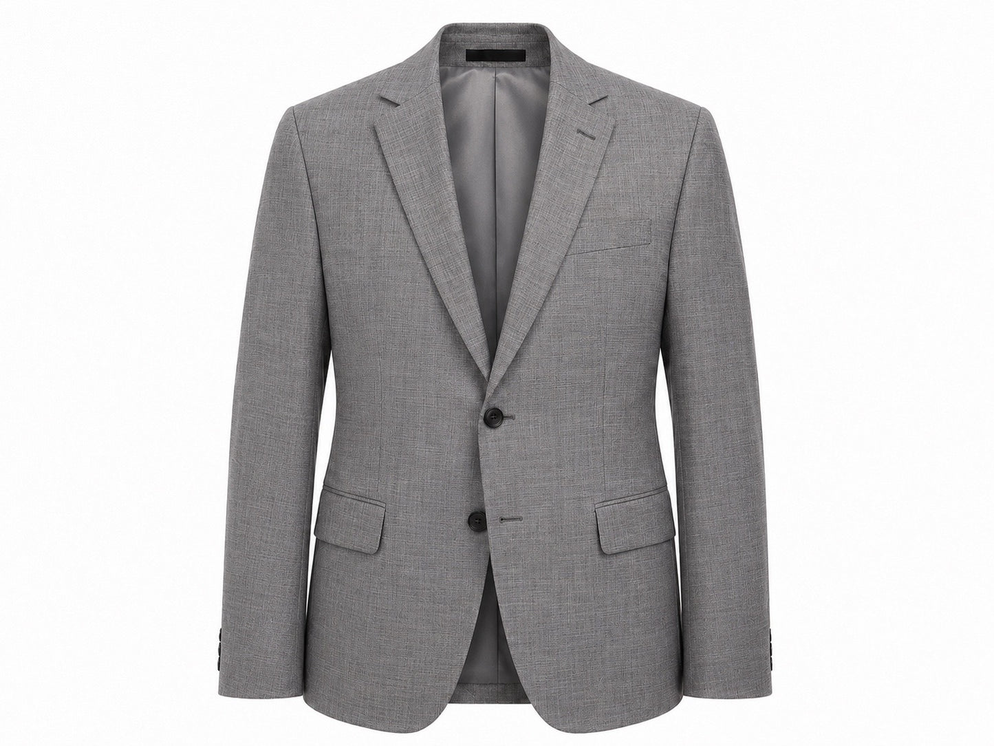 Single Breasted Blazer Notch Lapel
