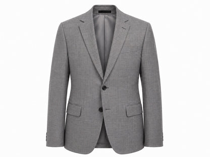 Single Breasted Blazer Notch Lapel