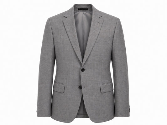 Single Breasted Blazer Notch Lapel