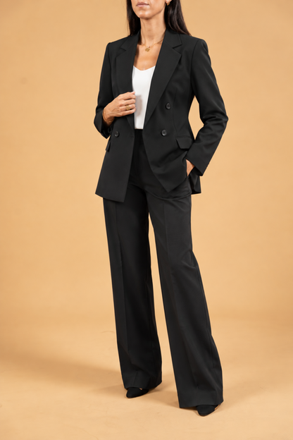 High Rise Wide Leg Trousers