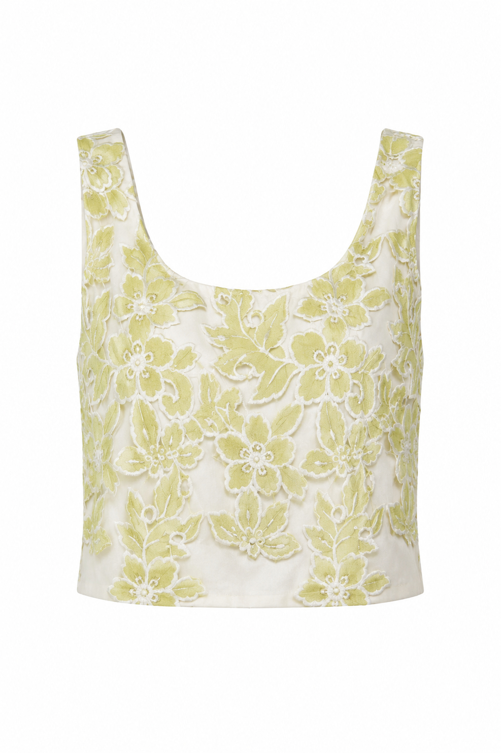 Sleeveless Cotton Lace Top