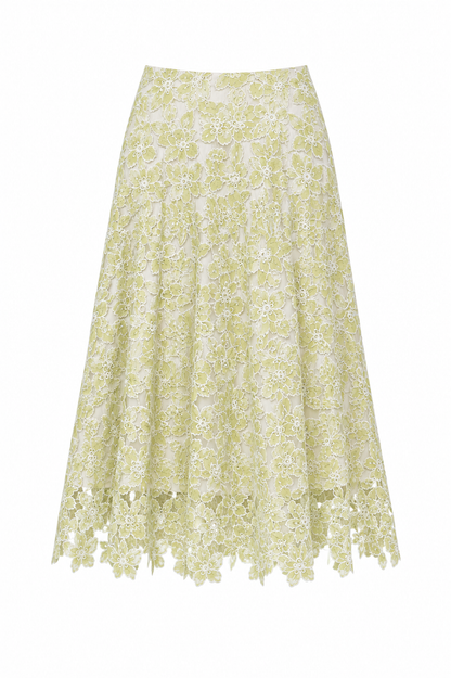 A Line Openwork Skirt
