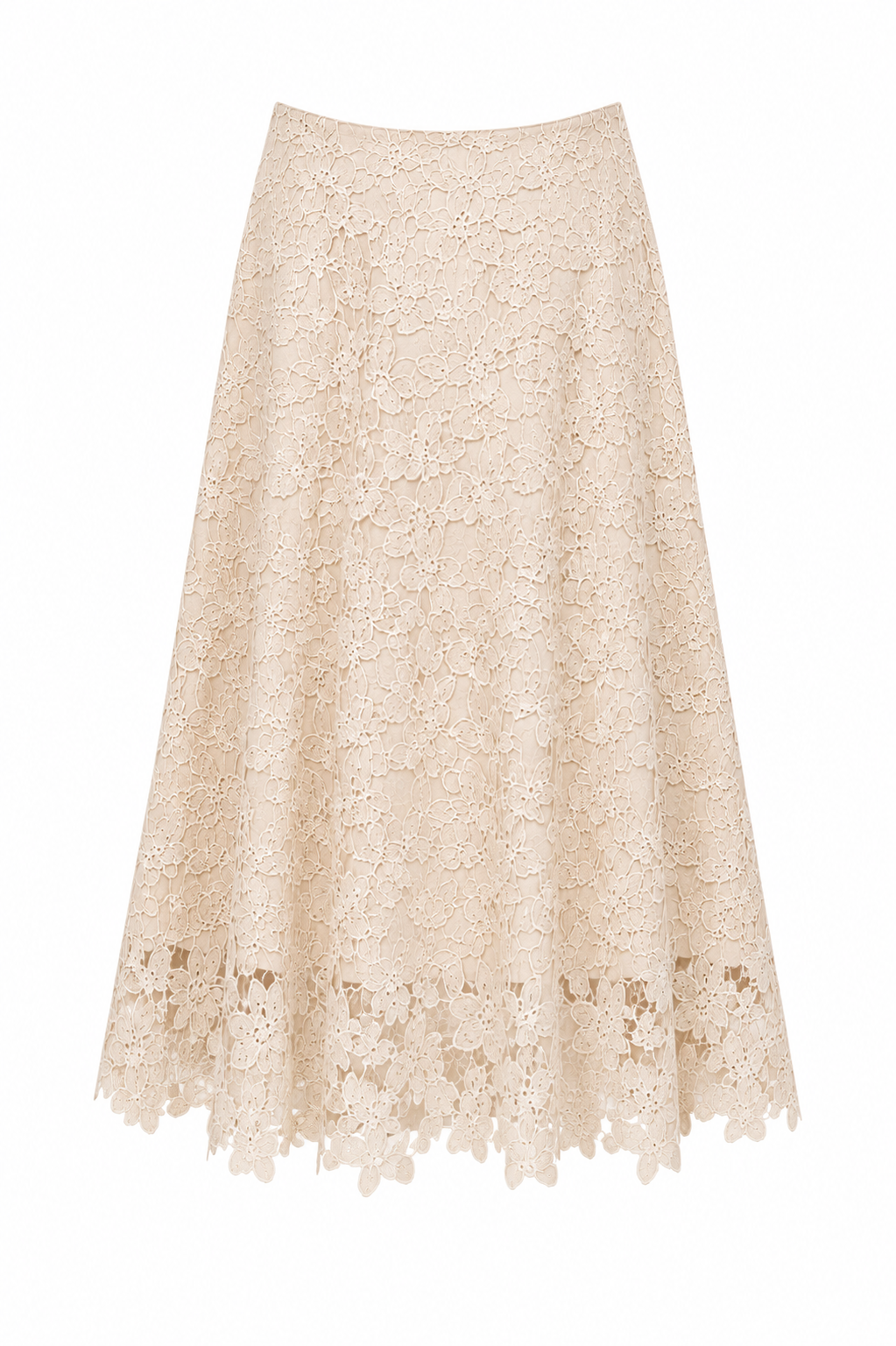 A Line Openwork Skirt