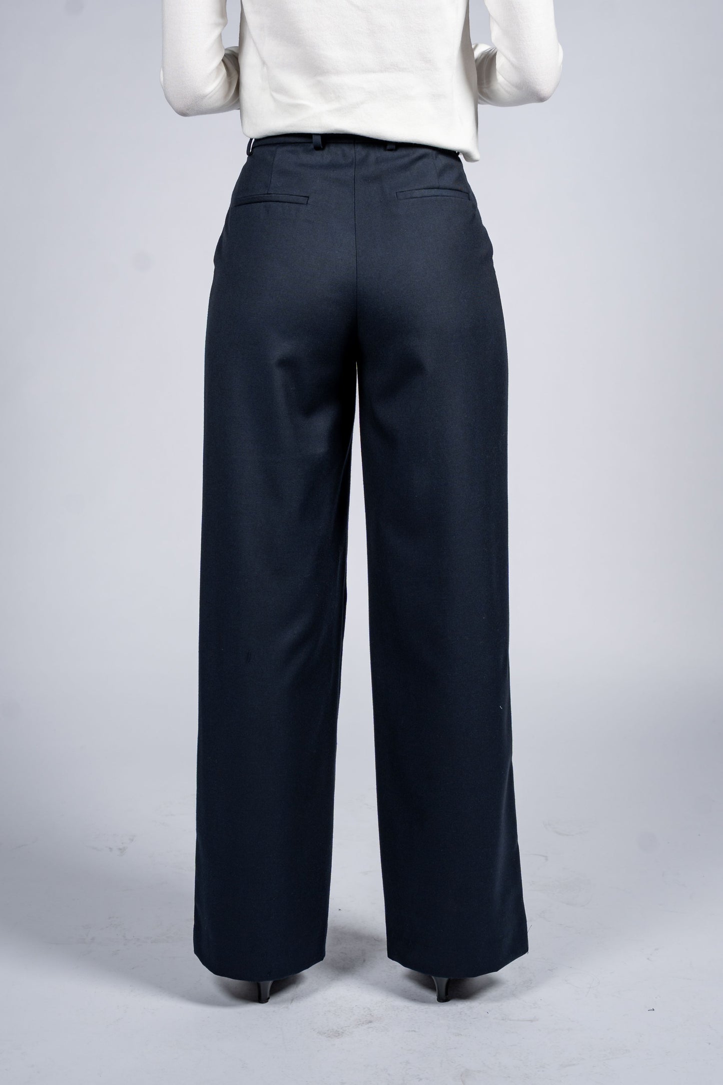 High Rise Wide Leg Trousers