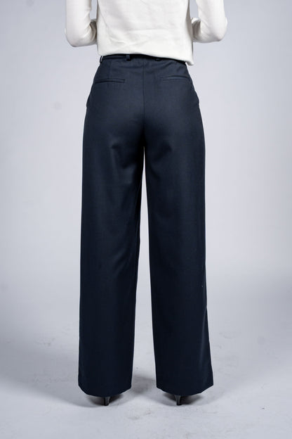 High Rise Wide Leg Trousers