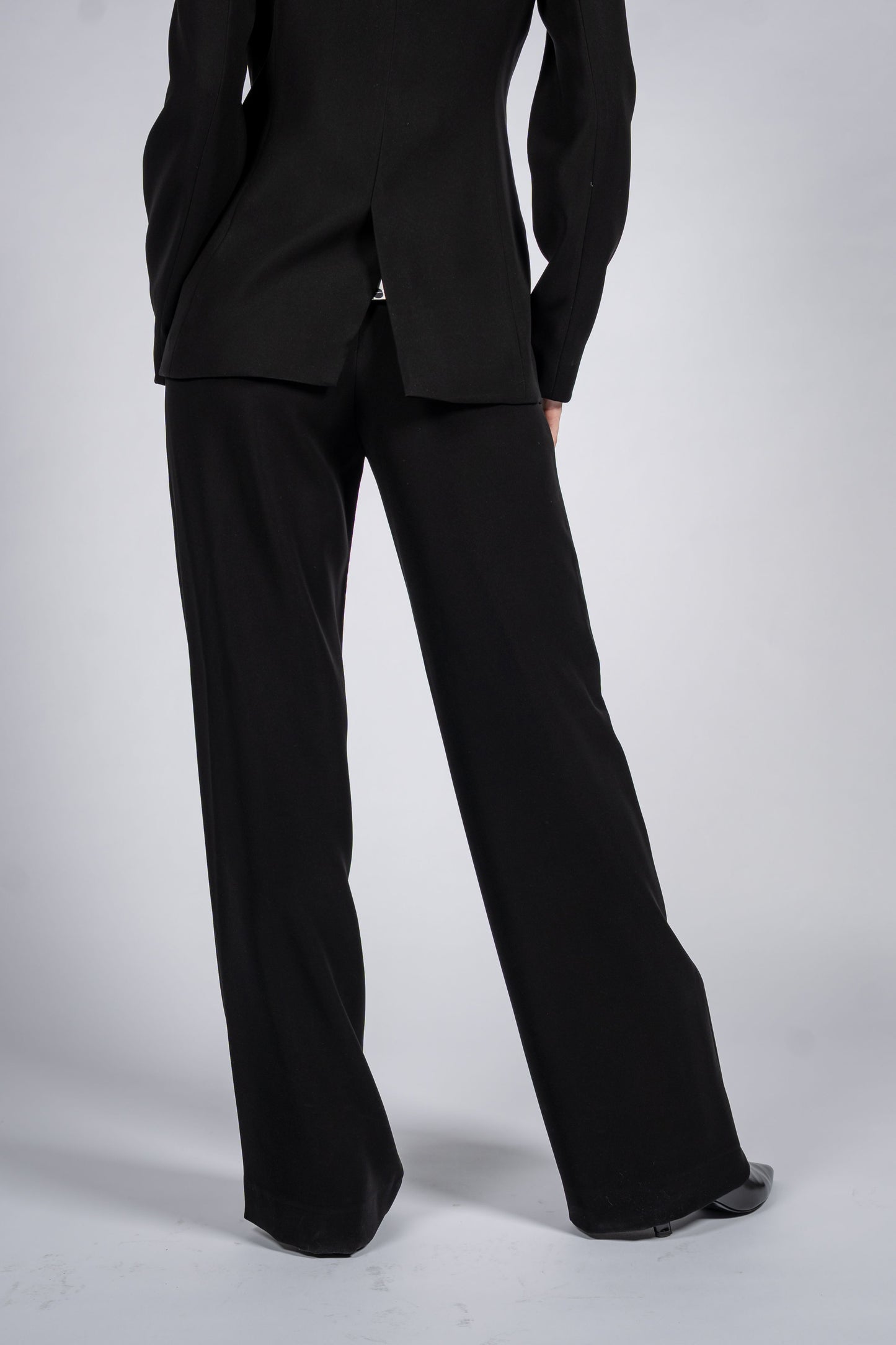 High Rise Wide Leg Trousers