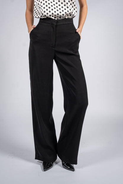 High Rise Wide Leg Trousers