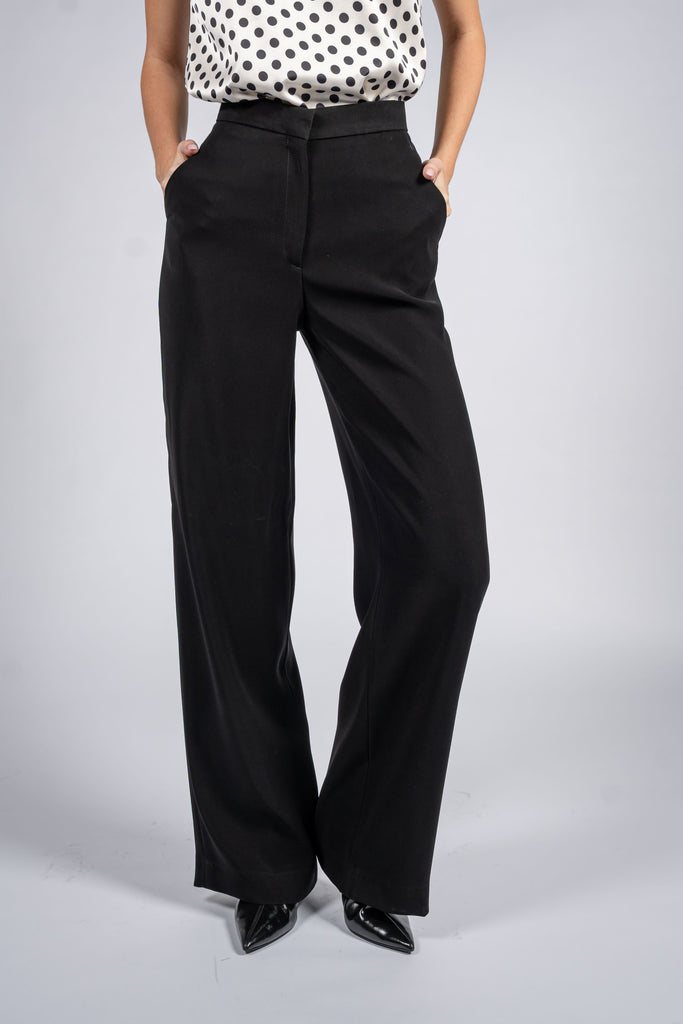 High Rise Wide Leg Trousers