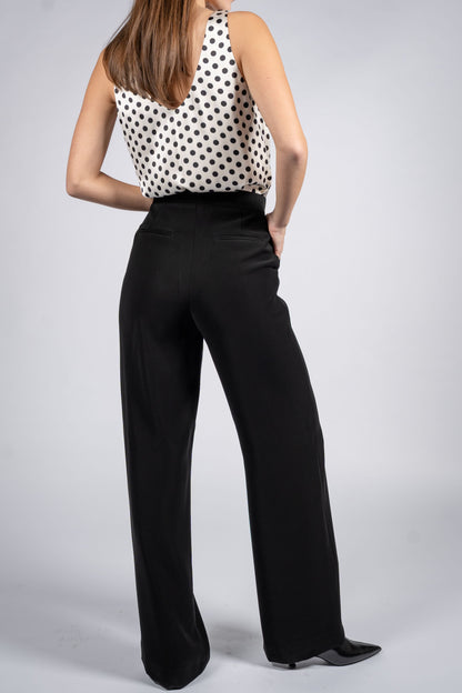 High Rise Wide Leg Trousers