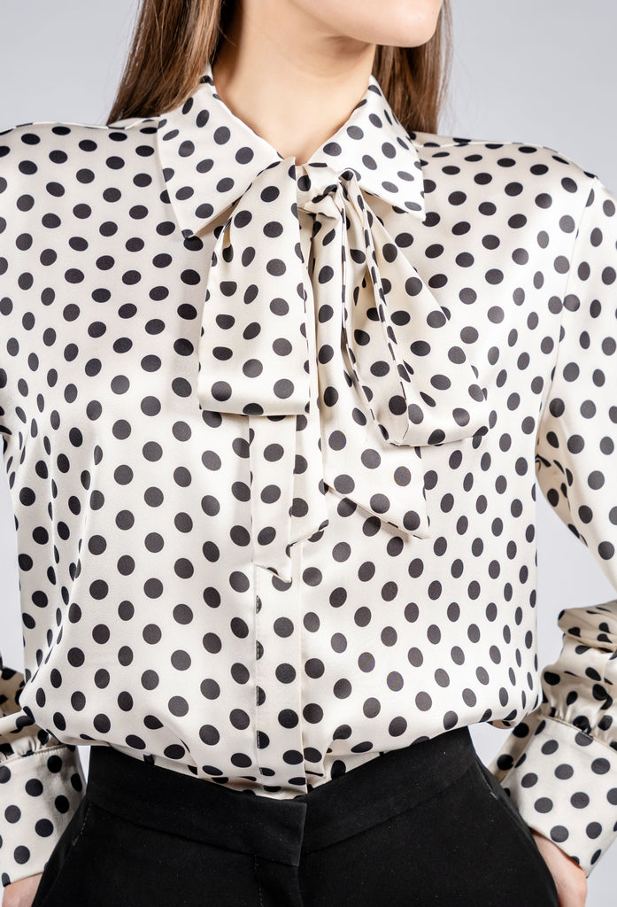 Bowed Long Sleeve Shirt