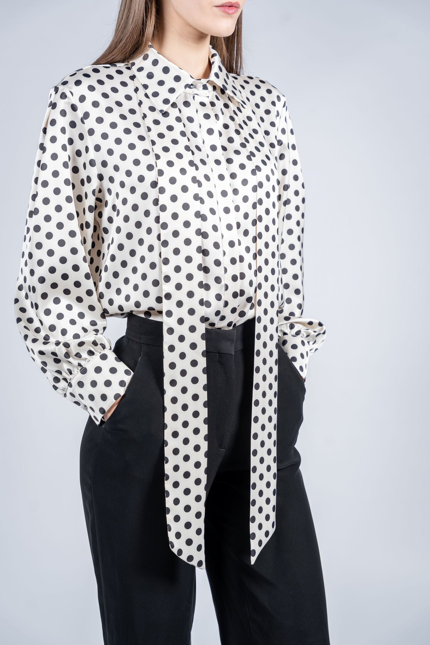 Bow Tie Long Sleeve Shirt