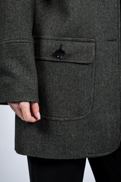Structured Coat With Four Pockets