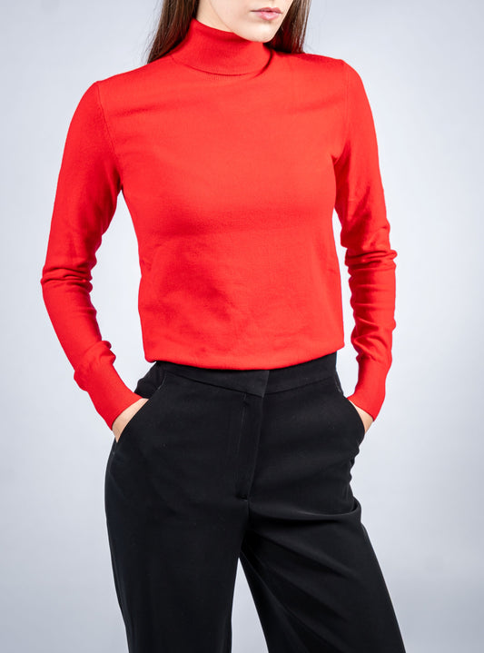 Women Wool Blend Turtle Neck