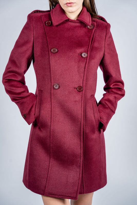 Military Coat With Shoulder Tabs