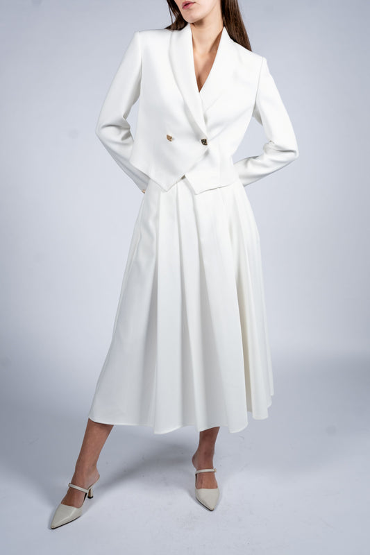 Midi Skirt With Pleats