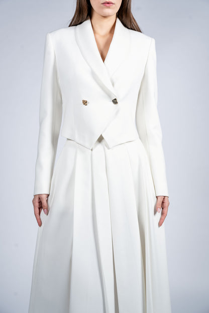 Short Double Breasted Blazer