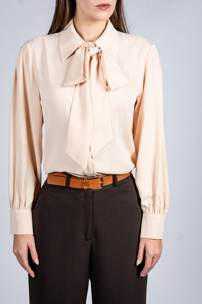 Bow Tie Long Sleeve Shirt