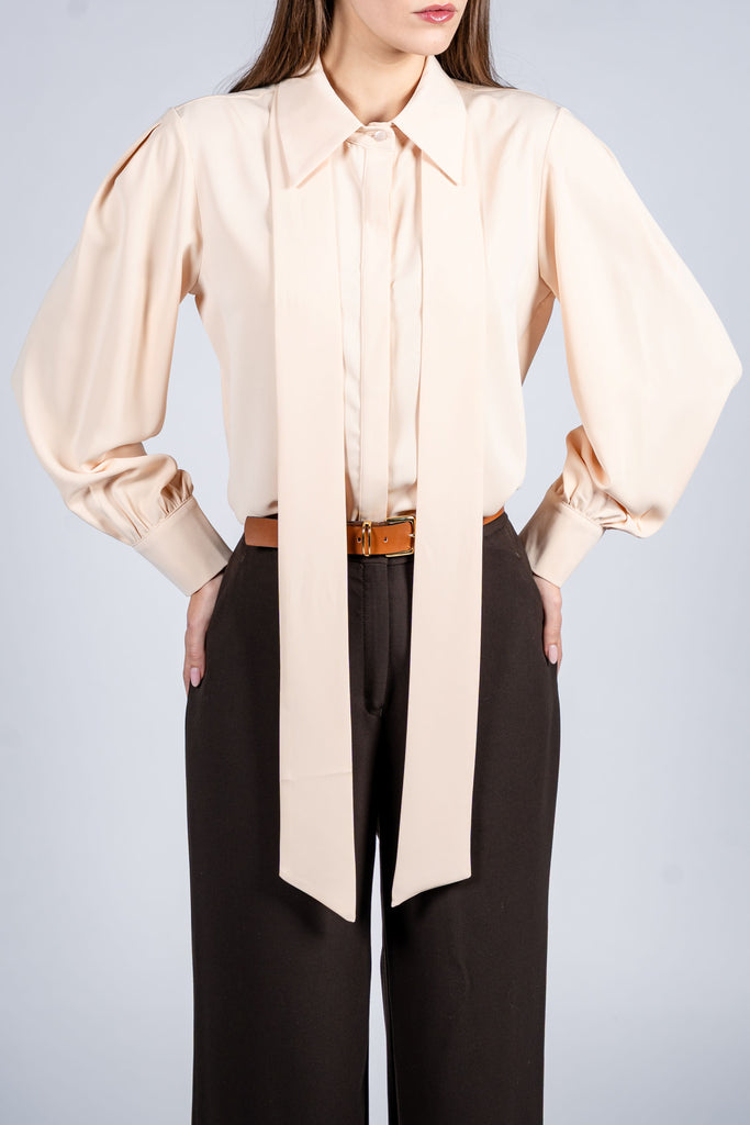 Bow Tie Long Sleeve Shirt