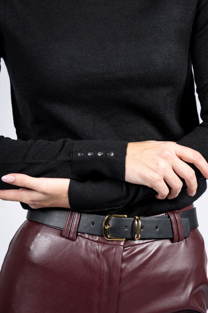 Women Wool Blend Round Neck