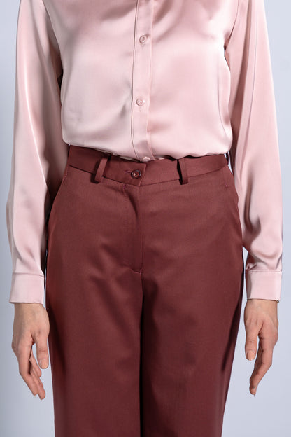 High Rise Wide Leg Trousers