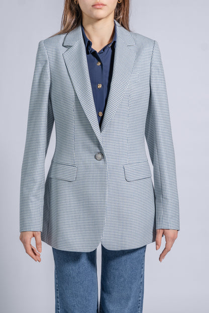 Single Breasted, Tailored Longline Blazer