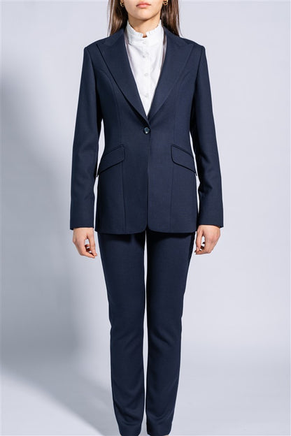Tailored single button blazer