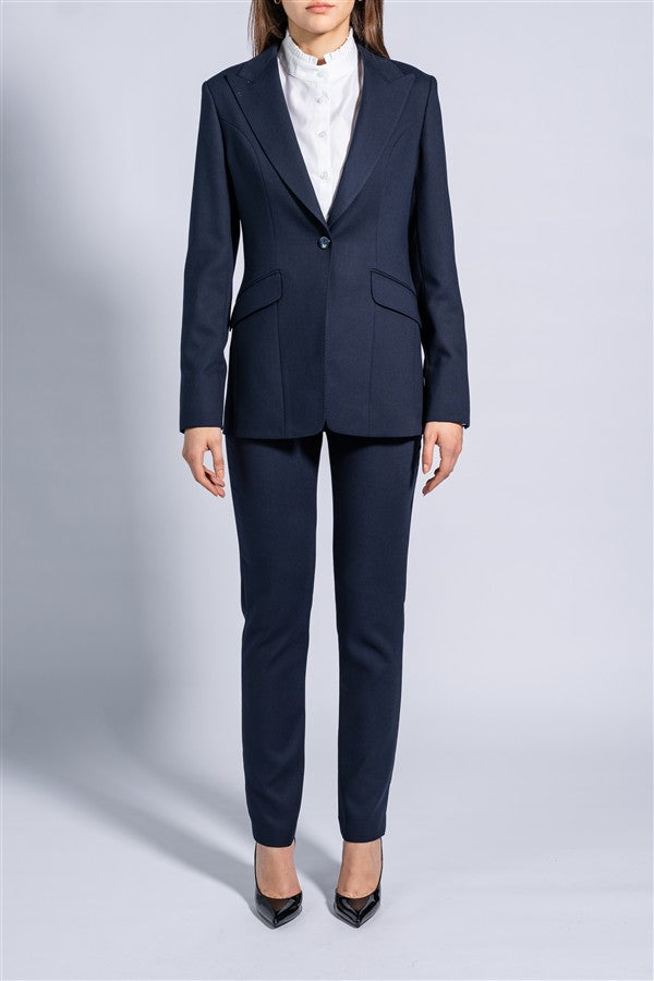 Tailored single button blazer