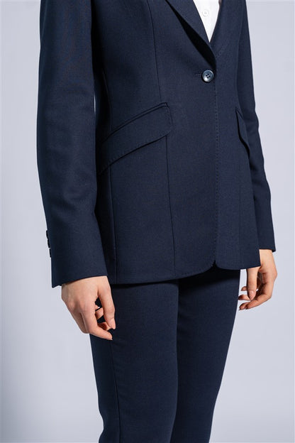 Tailored single button blazer