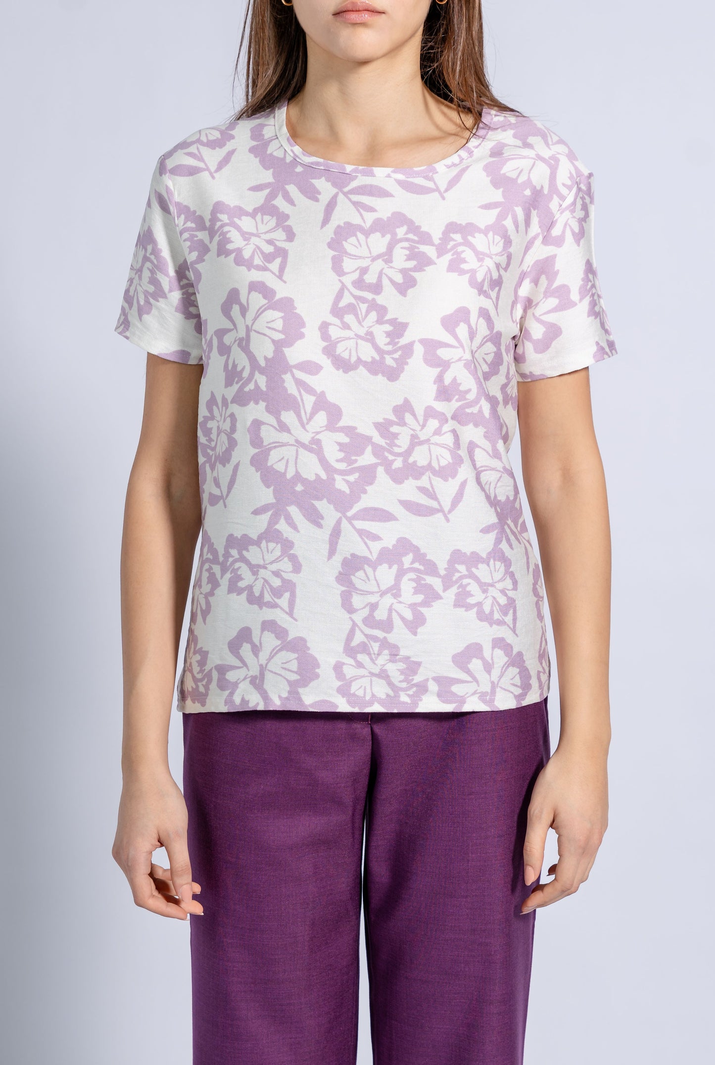 Half Sleeves Round Neck T-shirt