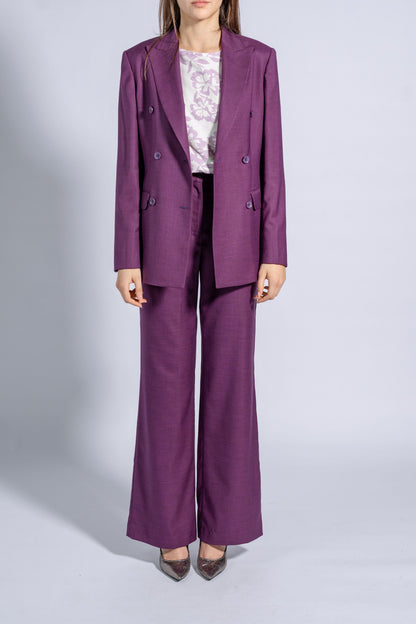 High Waisted Wide Leg Trousers