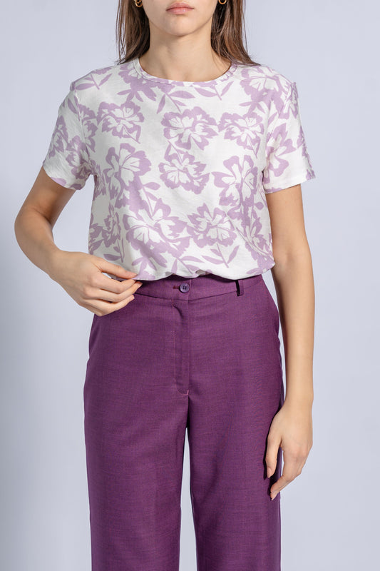 Half Sleeves Round Neck T-shirt