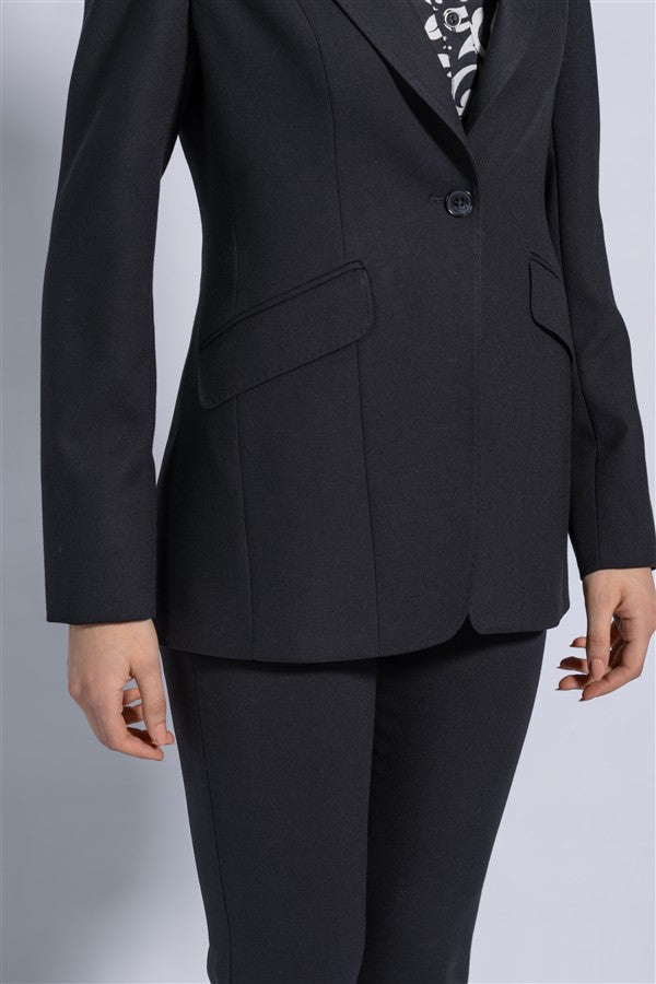 Tailored single button blazer