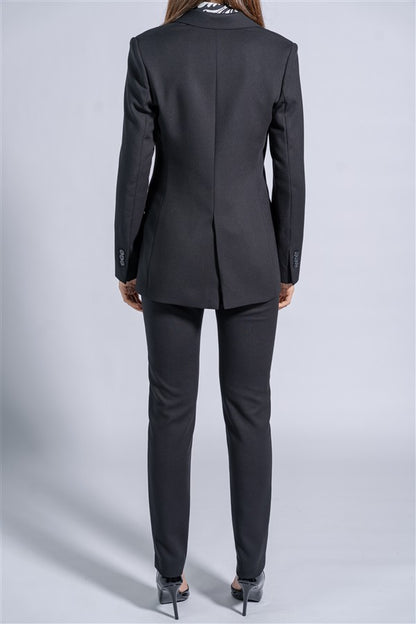 Tailored single button blazer