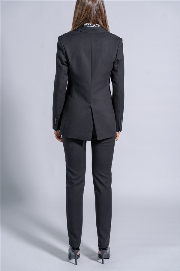 Tailored single button blazer