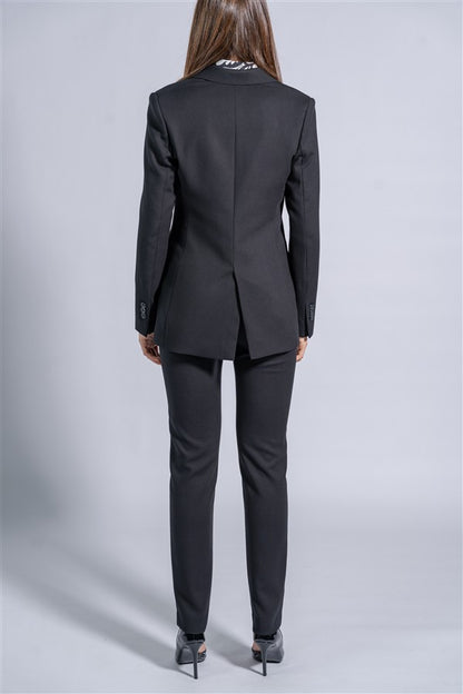Tailored single button blazer
