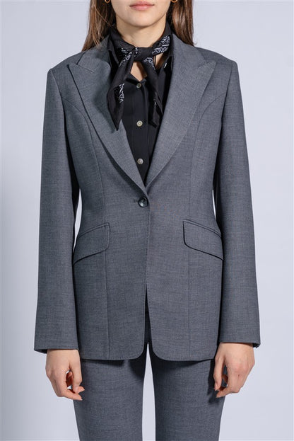 Tailored single button blazer