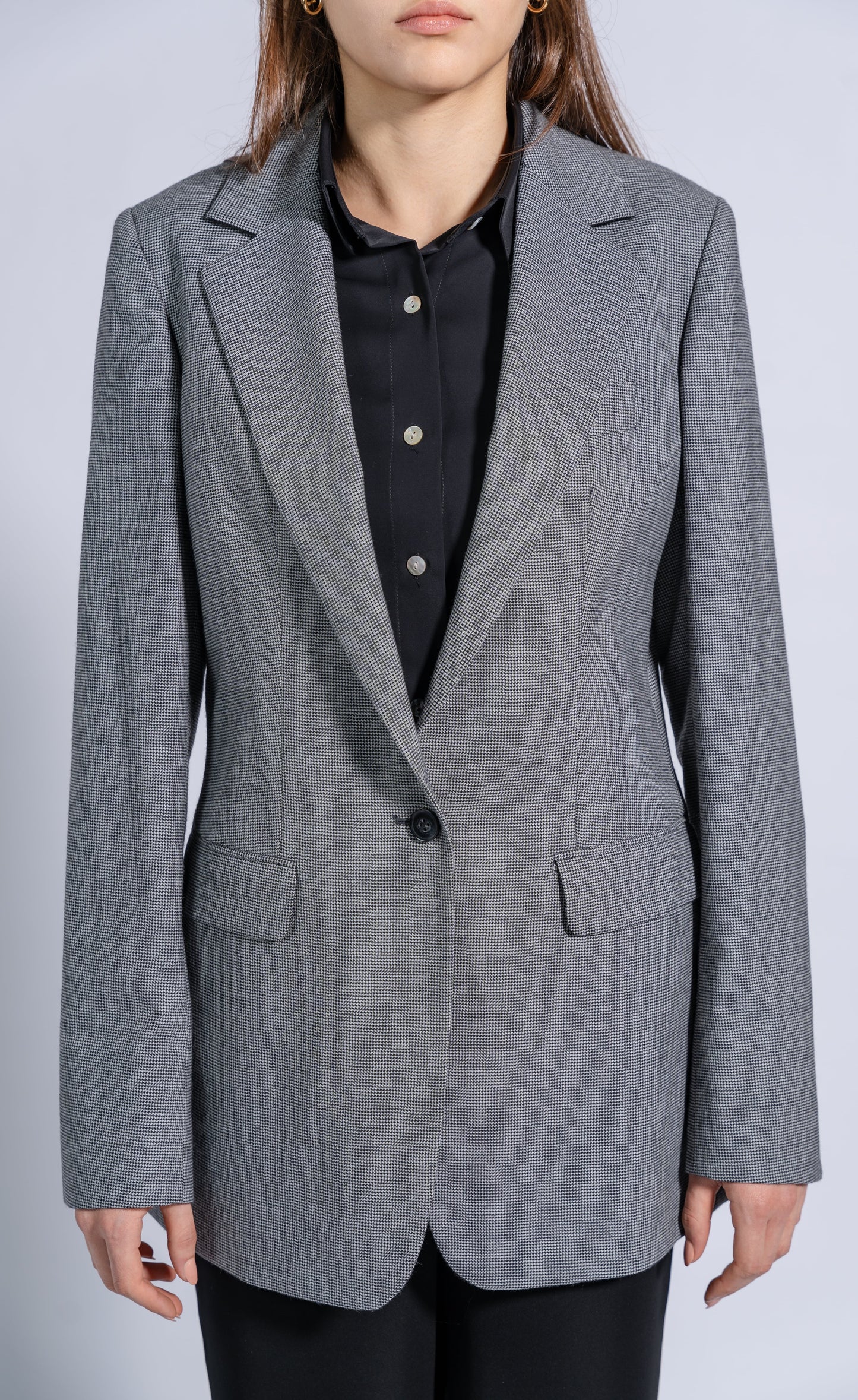 Single Breasted, Tailored Longline Blazer