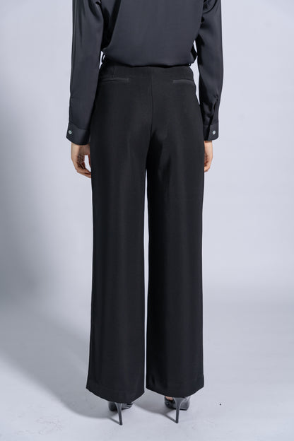 High Rise Wide Leg Trousers