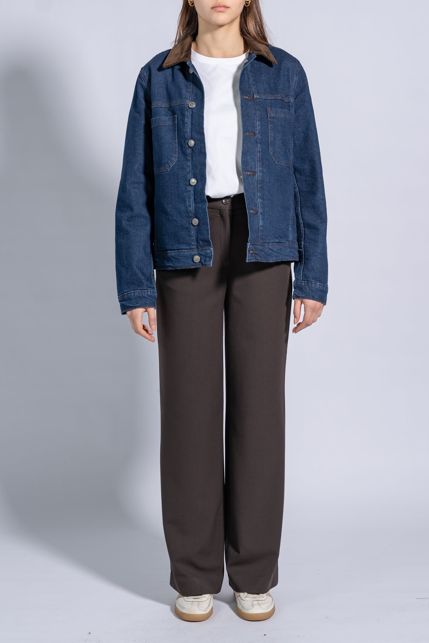 High Rise Wide Leg Trousers