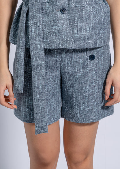 Belted Sleeveless Waistcoat