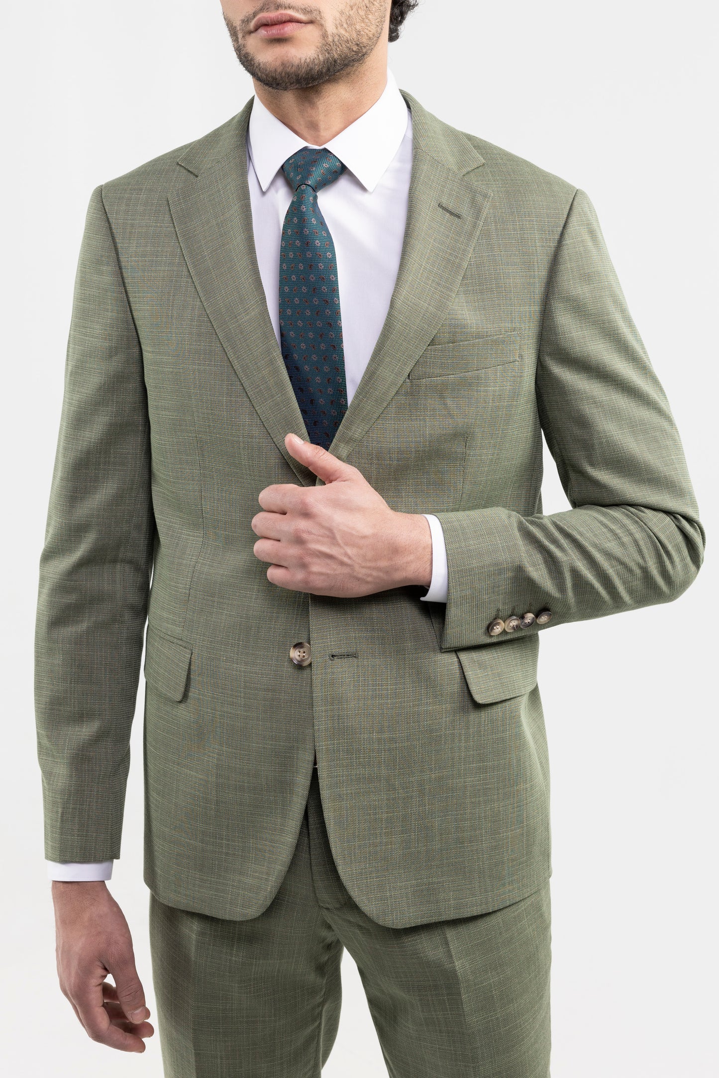 Notch Lapel 2 Buttons Blazer