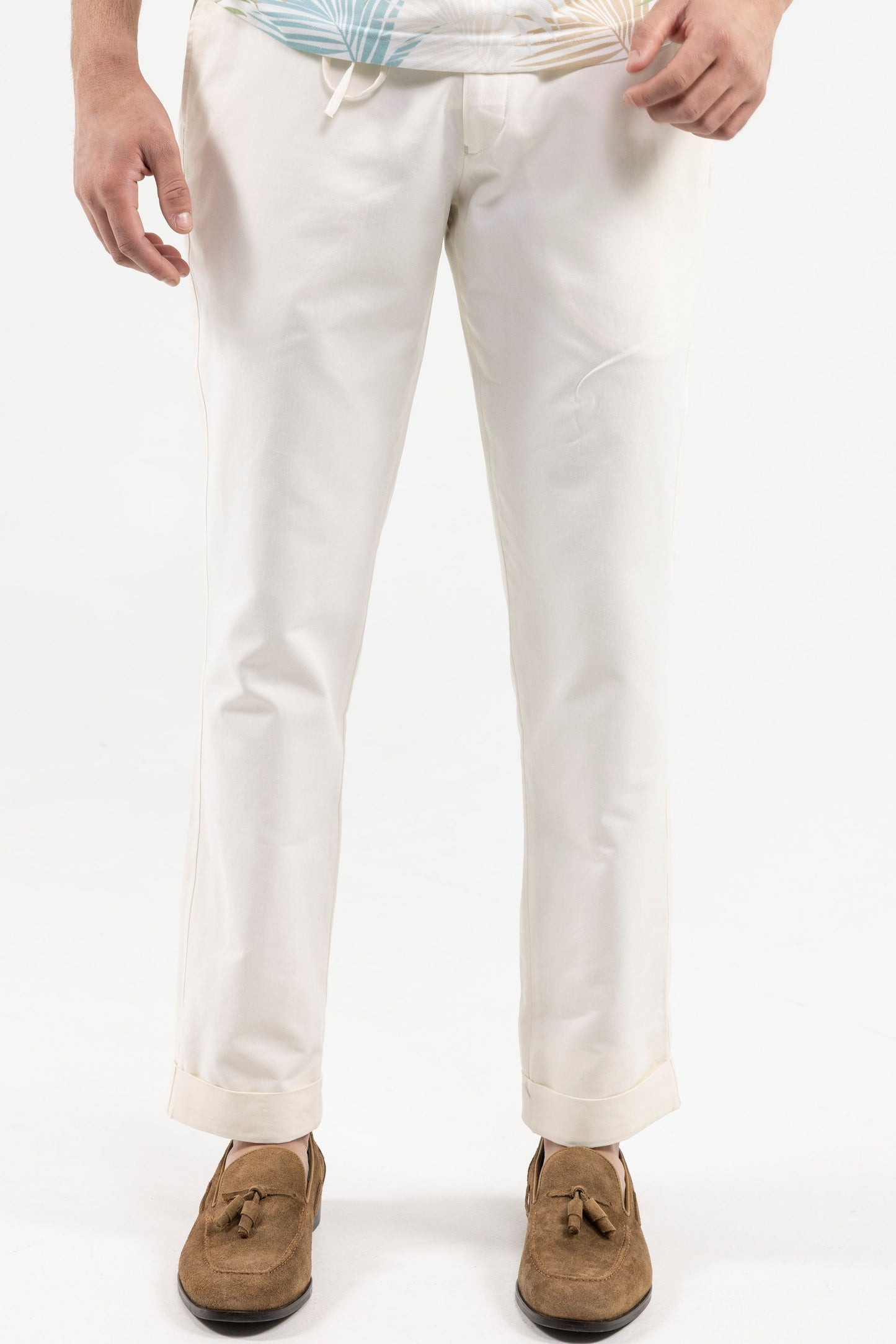 Drawstring Strechy Trousers